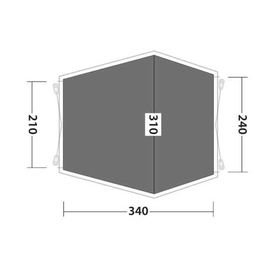 Outwell Woodcrest Footprint Groundsheet
