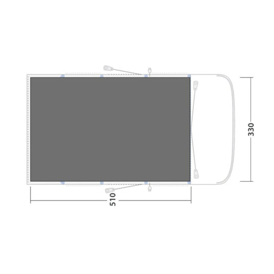 Outwell Springville 5SA Footprint Groundsheet
