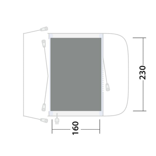 Outwell Cozy Carpet Santa Monica Air (160 X 230cm)