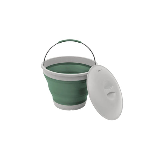 Outwell Collaps Bucket With Lid - Shadow Green