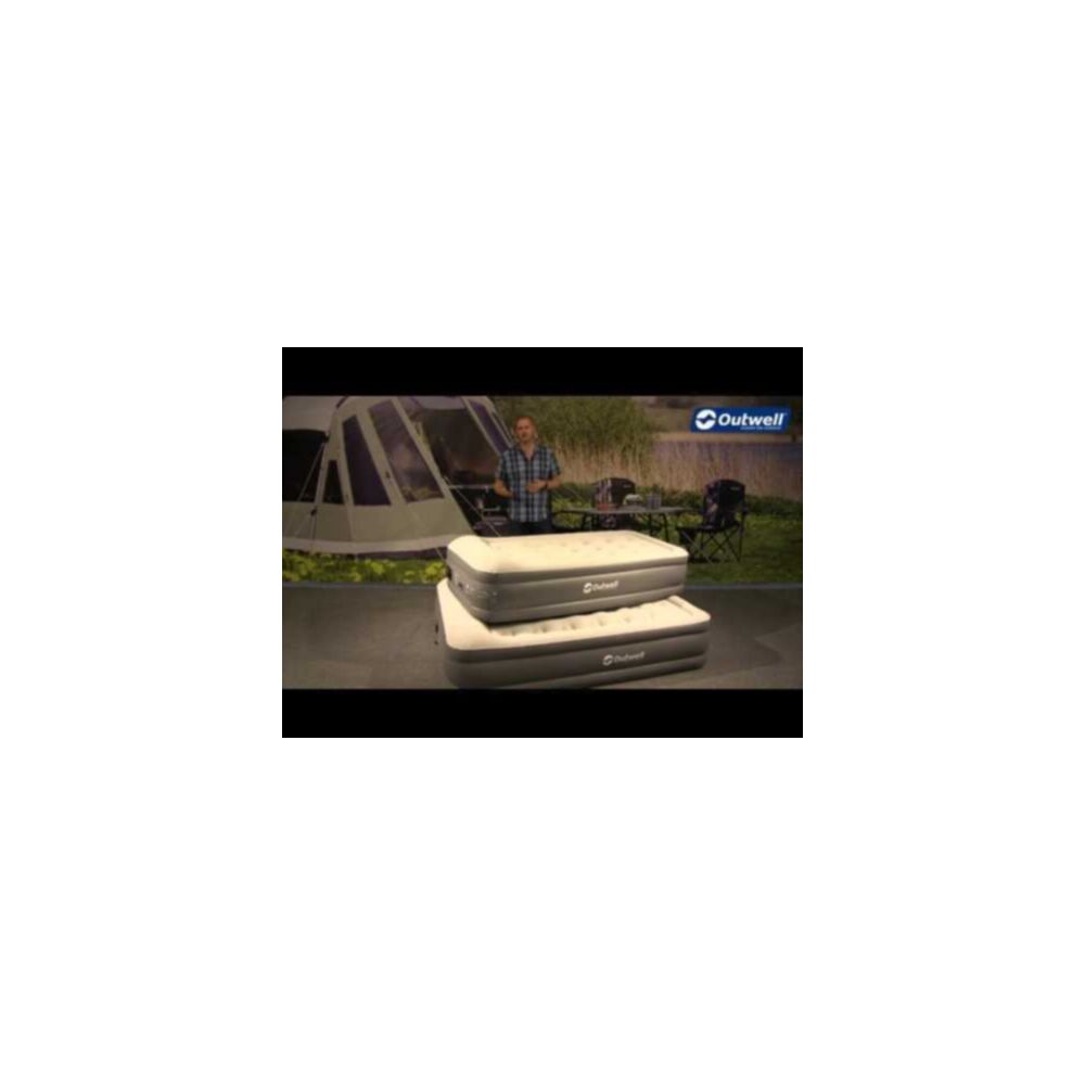 Outwell Superior Single Airbed W/built Pump