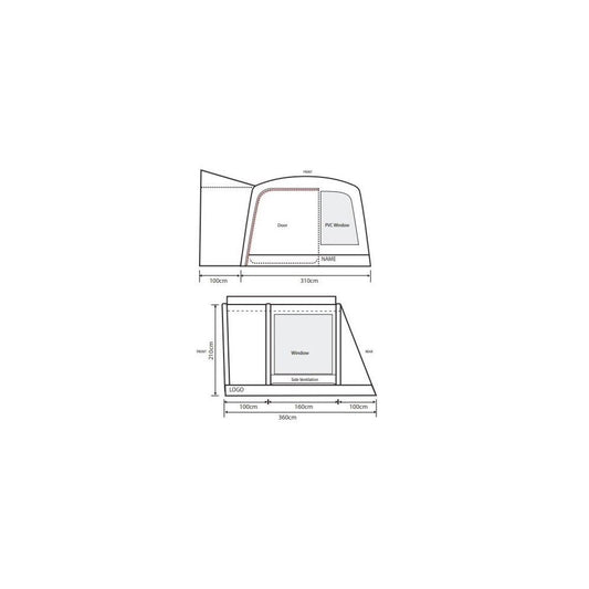 Outdoor Revolution Cayman Air T3 Lite Mid With Footprint (2025)