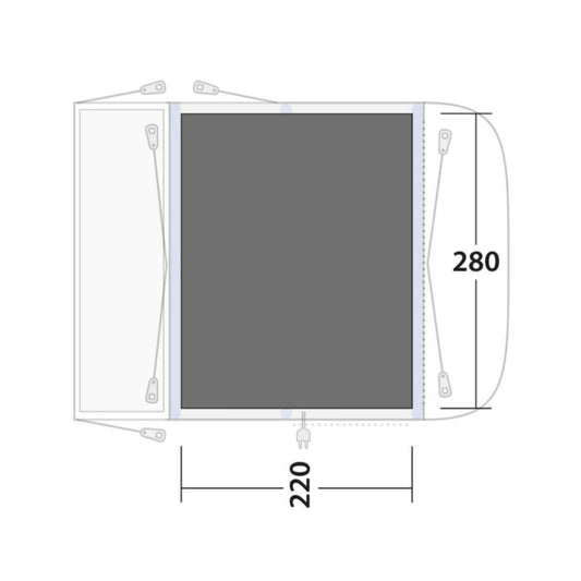  Outwell Newburg 240 Footprint Groundsheet