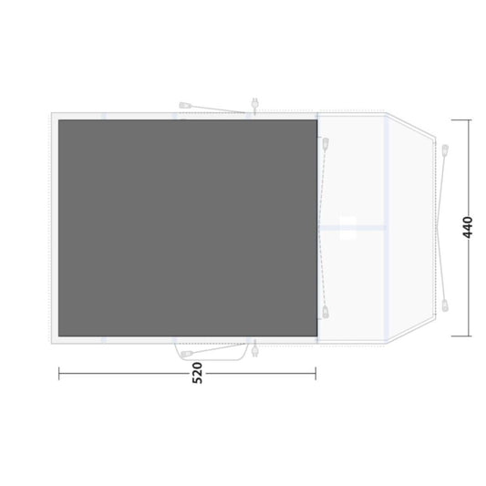  Outwell Knoxville 7SA Footprint Groundsheet