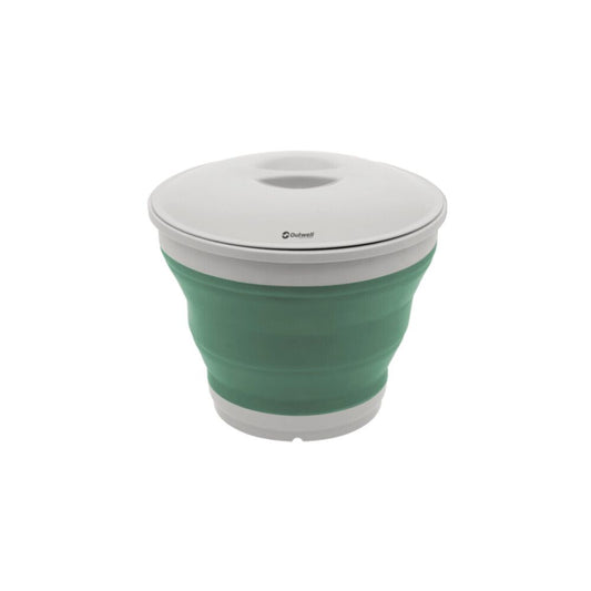  Outwell Collaps Bucket With Lid - Shadow Green