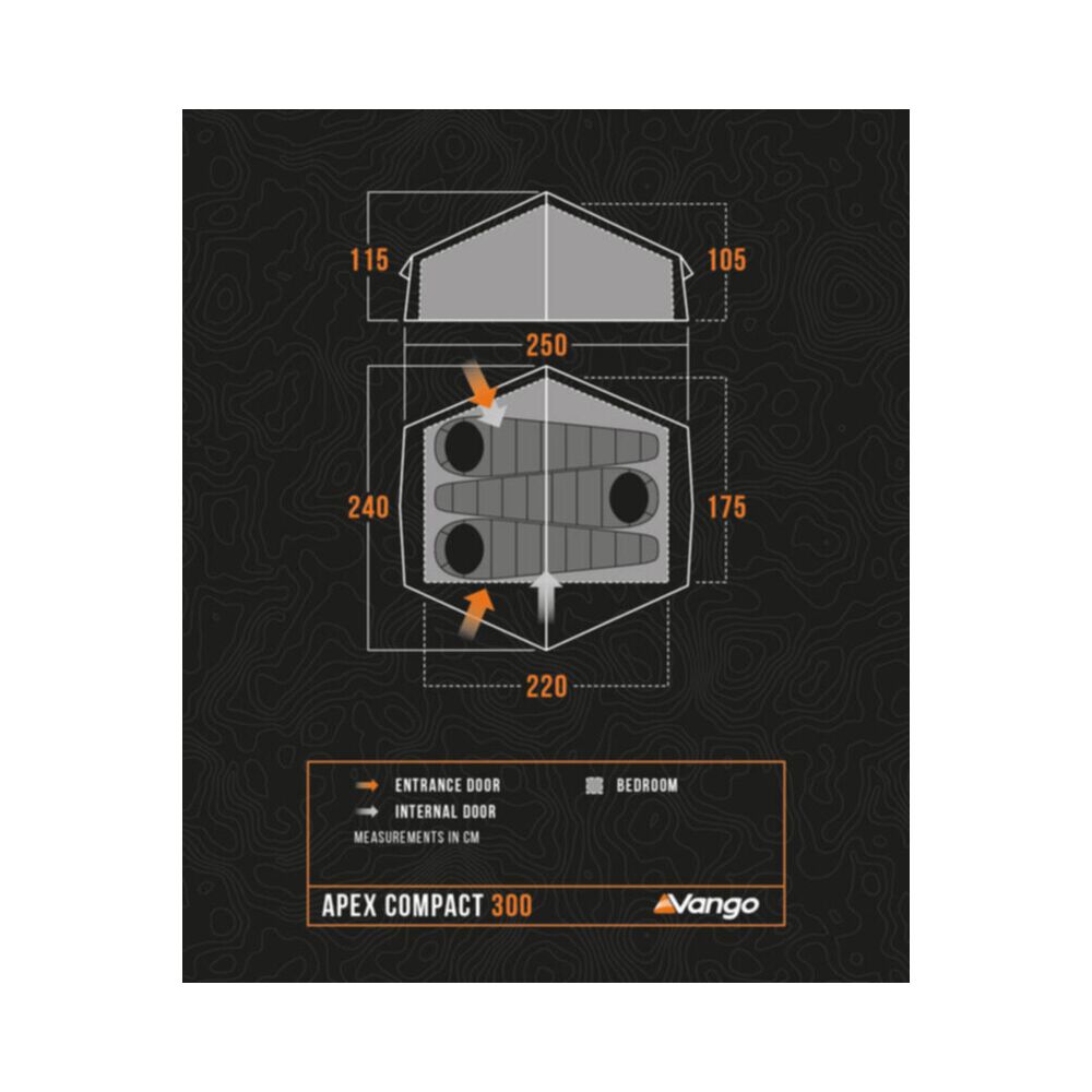  Vango Apex Compact 300 Tent (2025)