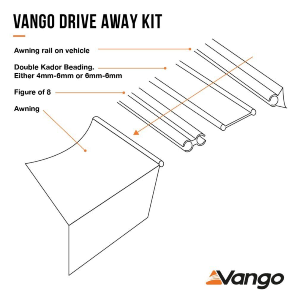 Vango Airbeam Vango Kela Pro Air Awning Low