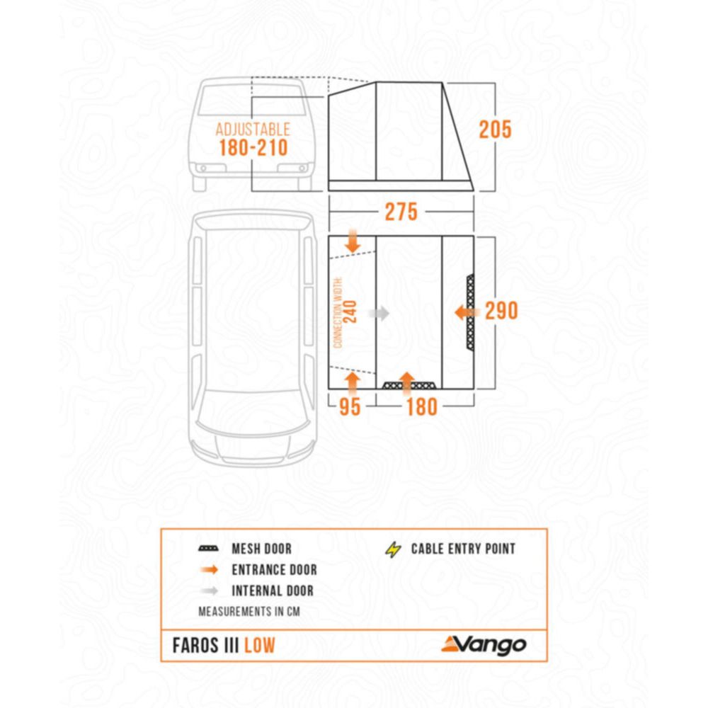  Vango Faros III Poled Awning (2025)