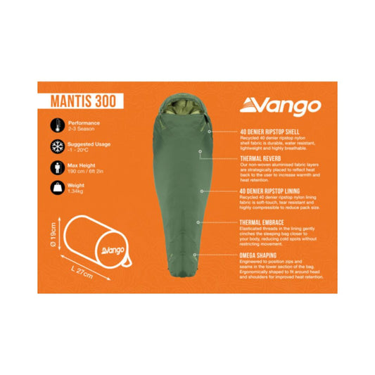  Vango Mantis 300 Sleeping Bag