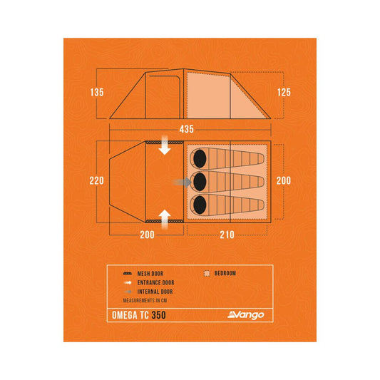  Vango Omega TC 350 Tent (2025)