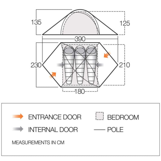  Vango Halo 300 Tent (2024)