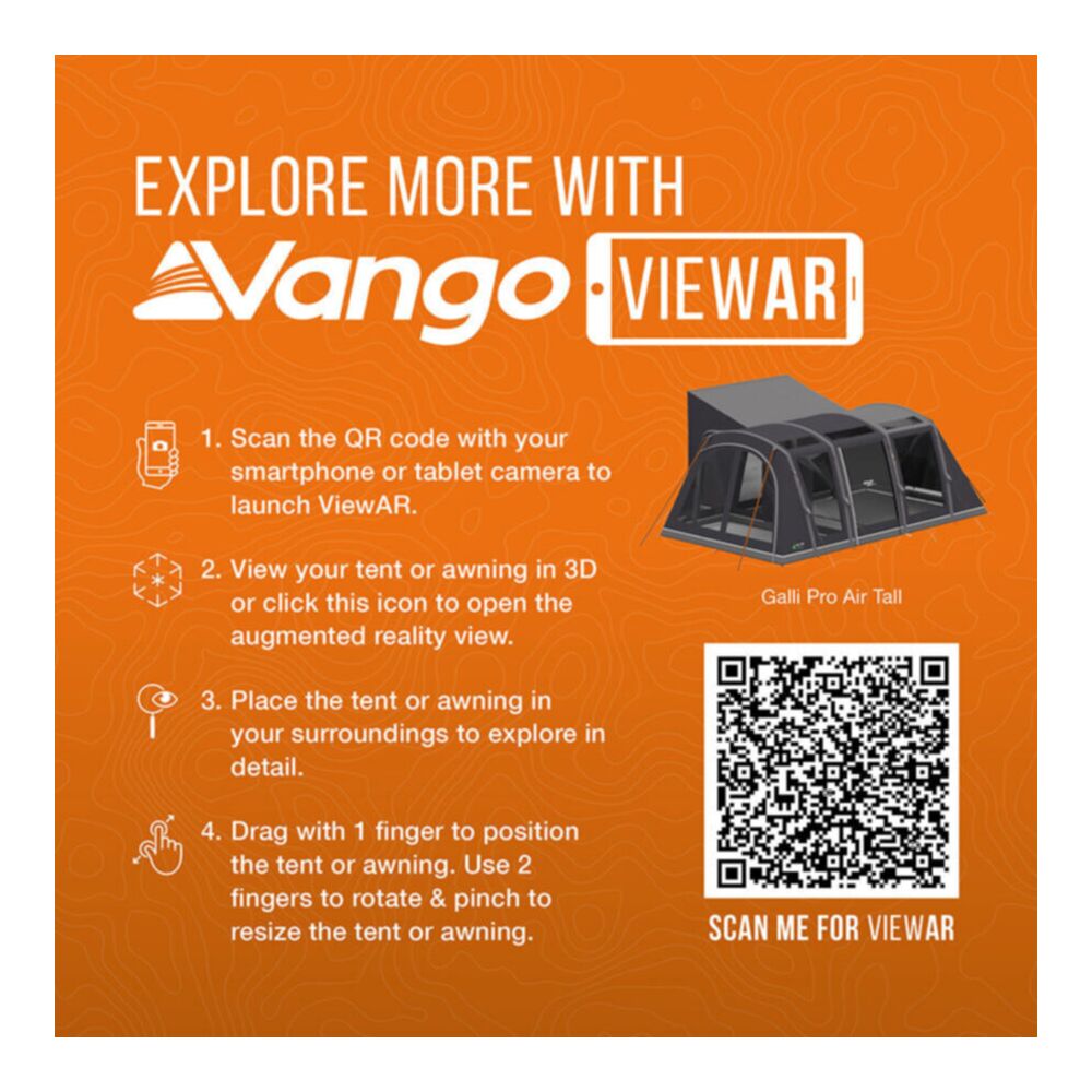 Vango Airbeam Vango Galli Pro Air Tall Awning